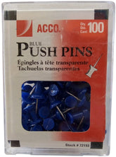 Chinchetas Tipo Barril Azul c/100 ACCO® 72193 Caja 50505721931 01